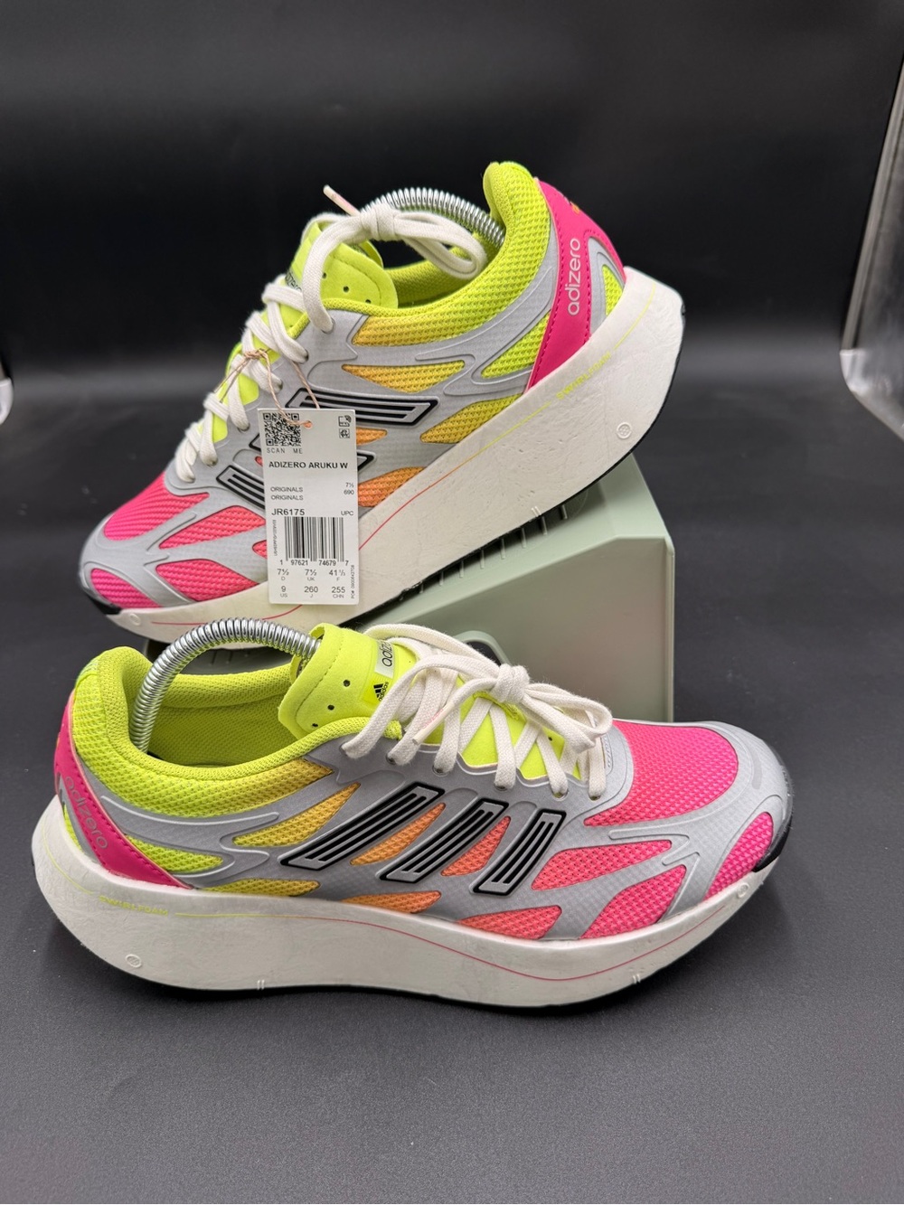 Women’s Adidas Neon Pink & Lime Running Shoes